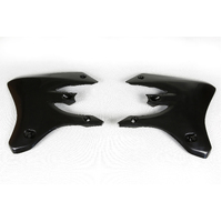 UFO Radiator Covers for Yamaha WR250F 2003-2004 (Black)