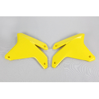 UFO Radiator Covers for Suzuki RMZ450 2005-2006 (Yellow)