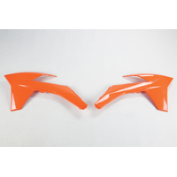 UFO Radiator Covers for KTM EXC 125 2012-2013 (Orange)