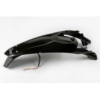 UFO Rear Fender Enduro/LED for KTM EXC 300 2012-2016 (Black)