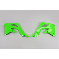 UFO Radiator Covers for Kawasaki KX450F 2012-2015 (Green)