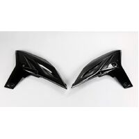 UFO Radiator Covers for Yamaha WR450F 2012-2015 (Black)