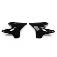 UFO Radiator Covers for Yamaha YZ 125 2015-2021 (Black)