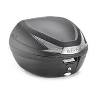 Givi Monolock Topcase 33L Tech Black/Clear - Includes Universal Plate (B330NT)