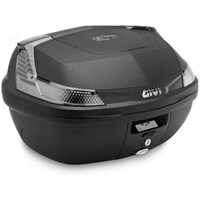 Givi Monolock Topcase 47L Tech Black/Clear - Includes Universal Plate (B47NTML)