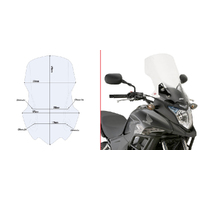 GIVI Windscreen for Honda CB 500 X 2013-2018 (D1121ST)