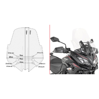 GIVI Windscreen for Kawasaki VERSYS 1000 2017-2018 (D4120ST)