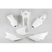 UFO Plastics Kit for Kawasaki KLX110 2010-2023 (White)