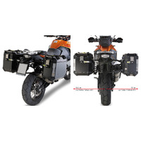 GIVI Outback Pannier Frames for KTM 1290 SUPER ADV 2015-2017 (PL7703CAM)