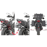 GIVI Pannier Rapid Release Kit for Kawasaki VERSYS 1000/VERSYS 1000 SE 2019-2024 (PLR4126)