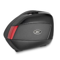 Givi Side Cases Pair 35L Each Black/Red (V35N)