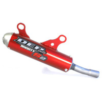 DEP Pipes DEPBT2106 Red Shorty Muffler 