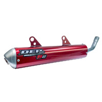 DEP Pipes DEPBT2201 Red Enduro Muffler 