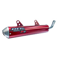 DEP Red MX Muffler for KTM 125 SX 2023-2024 (Must use DEP Chamber) 