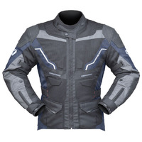 DriRider Nordic 4 Airflow Jacket Black Cobalt Blue