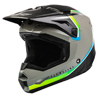 FLY Kinetic Youth Helmet Vision Grey Black