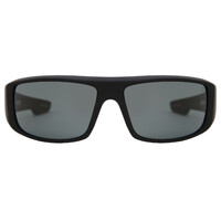 Spy Sunglasses Logan Soft Matte Black - Happy Green