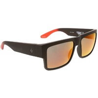 Spy Sunglasses Cyrus Soft Matte Black/Red - Happy Gray