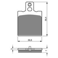 Goldfren Front Brake Pads for Cagiva 750 ELEFANT 1988-1997 (S3 X2)