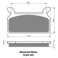 Goldfren Rear Brake Pads for Harley FLHT 1340 ELECTRA GLIDE 1999 (S3 X2)