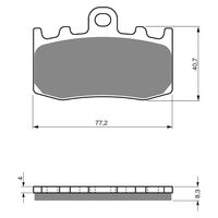 Goldfren Brake Pads GF196S3