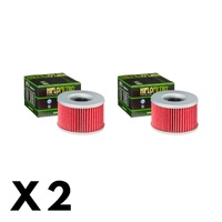 2 Pack Hilfo Filtro Oil Filter HF112