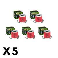 5 Pack Hiflo Oil Filter for Suzuki GS550L 1979-1980