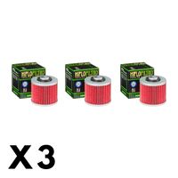 3 Pack Hiflo Oil Filter for Yamaha SR500 1978-1981