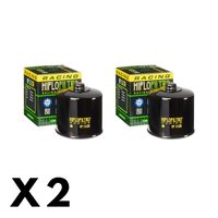 2 Pack Hiflo Oil Filter for Ducati 992 ST3 2004-2007 (W/Nut)