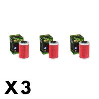 3 Pack Hiflo Oil Filter for Husaberg FC450 2005-2006