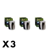 3 Pack Hiflo Chrome Oil Filter for Harley 1745 Road King 107/FLHR 2017-2021