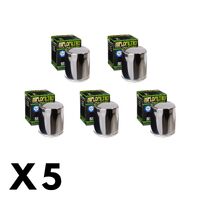 5 Pack Hiflo Chrome Oil Filter for Harley 1920 Low Rider El Diablo 117/FXRST 2022