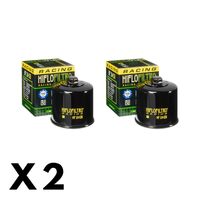 2 Pack Hiflo Oil Filter for Honda CRF1100 A/Twin AS DCT/CRF1100D2 2022-2023 (W/Nut)