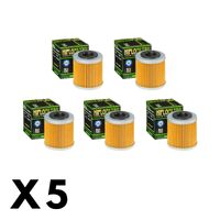 5 Pack Hiflo Oil Filter for Aprilia SXV450 2006-2008