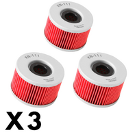 3 Pack K&N Oil Filter for Honda TRX400FGA Fourtrax Rancher 4X4 2004-2007