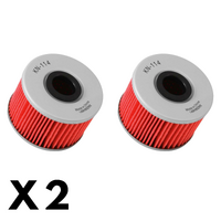 2 Pack K&N Oil Filter for Honda TRX420FA 2009-2013