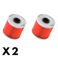 2 Pack K&N Oil Filter KN-123