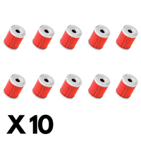 10 Pack K&N Oil Filter for Suzuki LTF250 Ozark 2WD 2002-2020