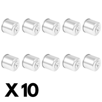 10 Pack Chrome K&N Oil Filter for Aprilia RSV4R Factory APRC/ABS 2015-2016