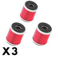 3 Pack K&N Oil Filter for Yamaha WR250R 2008