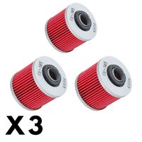 3 Pack K&N Oil Filter for Yamaha SR500 1978-1982