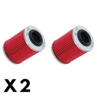 2 Pack K&N Oil Filter for Bombardier 650 Outlander 2006