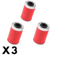 3 Pack K&N Oil Filter for Husaberg 470FC 2001-2002