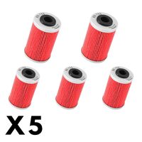 5 Pack K&N Oil Filter for KTM RC125 2014