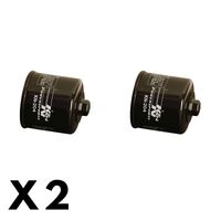 2 Pack K&N Oil Filter for Triumph Bonneville T120 Black 2019-2021