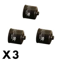 3 Pack K&N Oil Filter for Yamaha YXE1000 Wolverine RMAX2 XTR 2021-2024