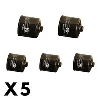 5 Pack K&N Oil Filter for Honda CBR600F 2001-2004