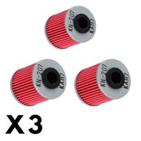 3 Pack K&N Oil Filter for Beta EVO 4T 300 2009-2012