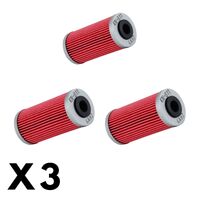 3 Pack K&N Oil Filter for Sherco 500 SEF Factory 2019-2021