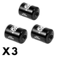 3 Pack K&N Oil Filter for Arctic Cat 700 H1 EFI Mudpro 2012